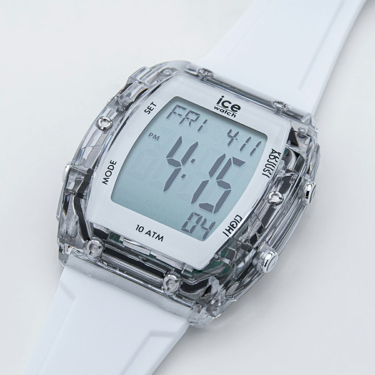 ICE-WATCH / アイスウォッチ ICE digit boliday ホワイト クリア