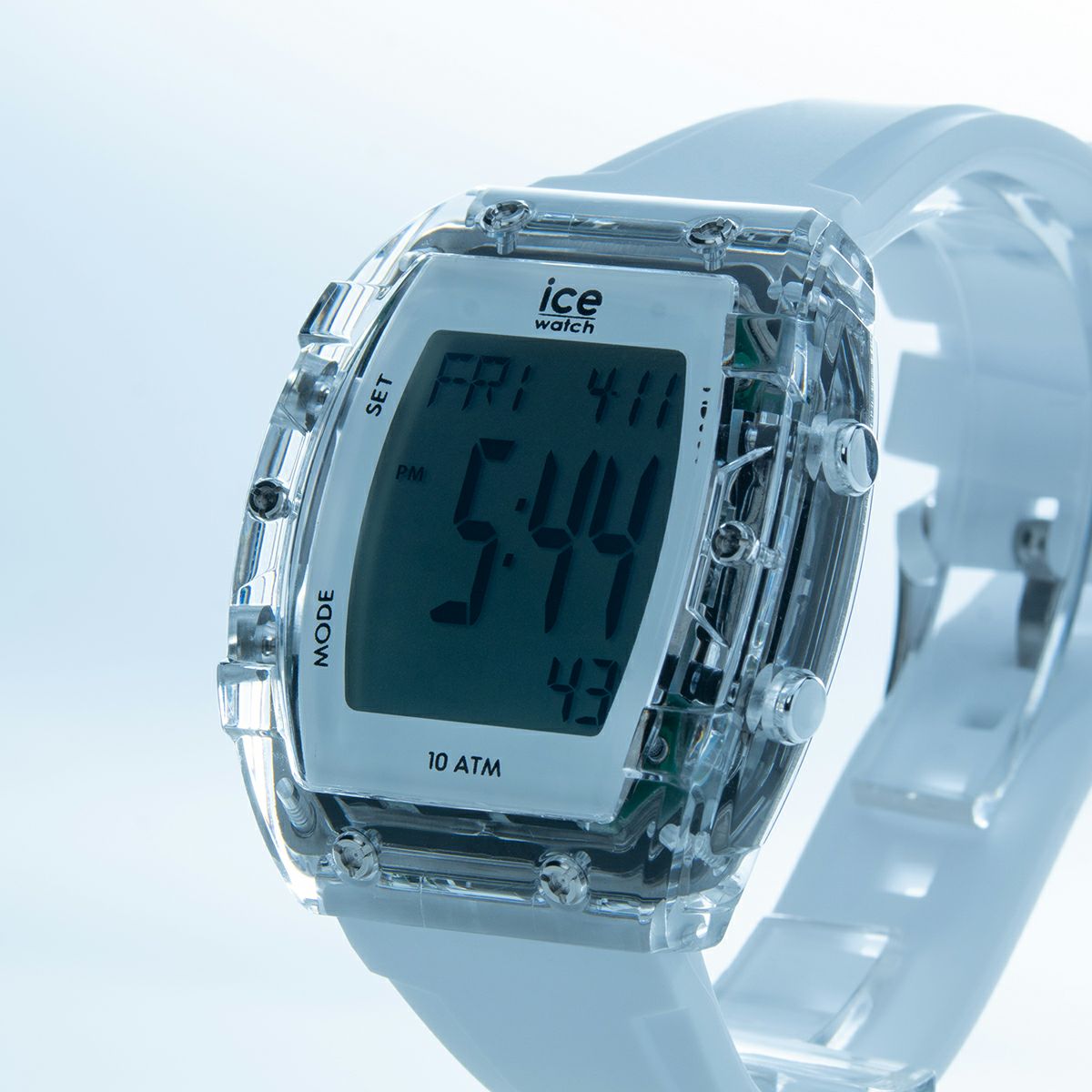 ICE-WATCH / アイスウォッチ ICE digit boliday ホワイト クリア