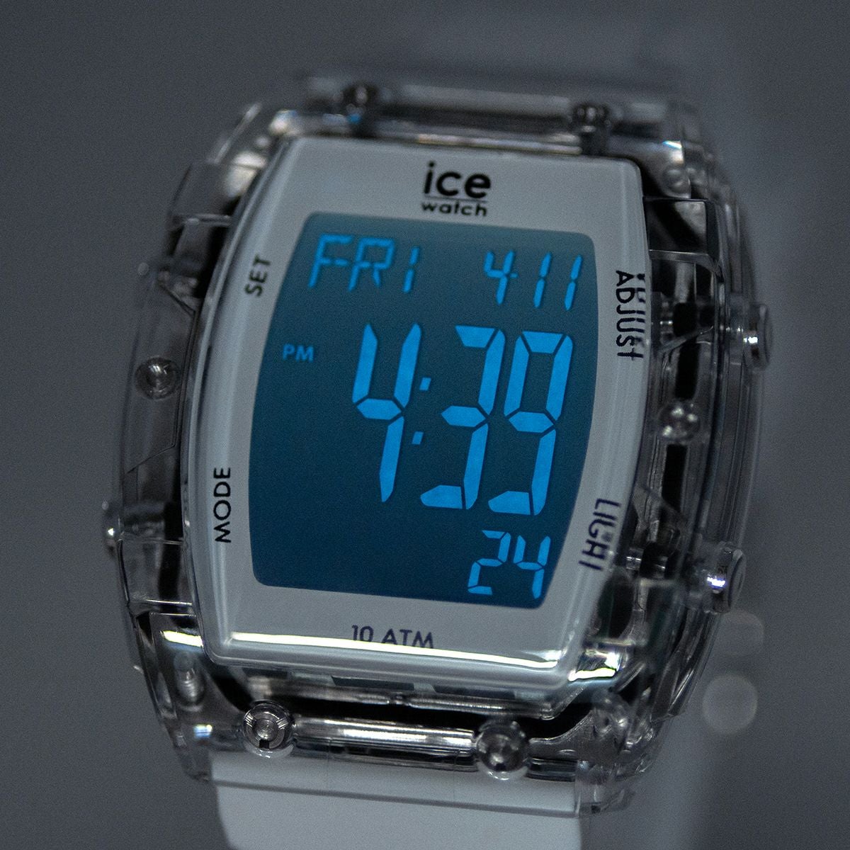 ICE-WATCH / アイスウォッチ ICE digit boliday ホワイト クリア