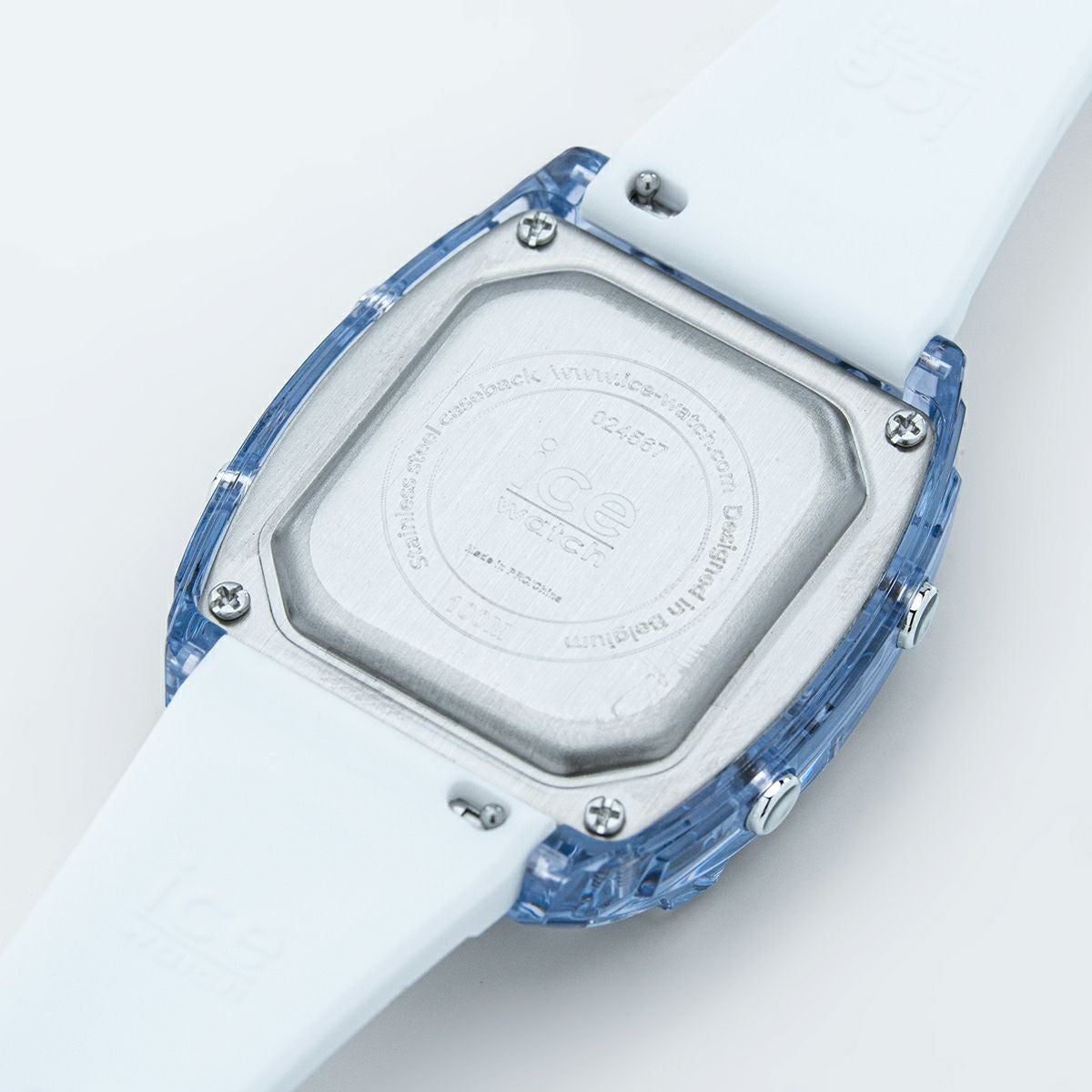 ICE-WATCH / アイスウォッチ ICE digit boliday ホワイト クリアブルー