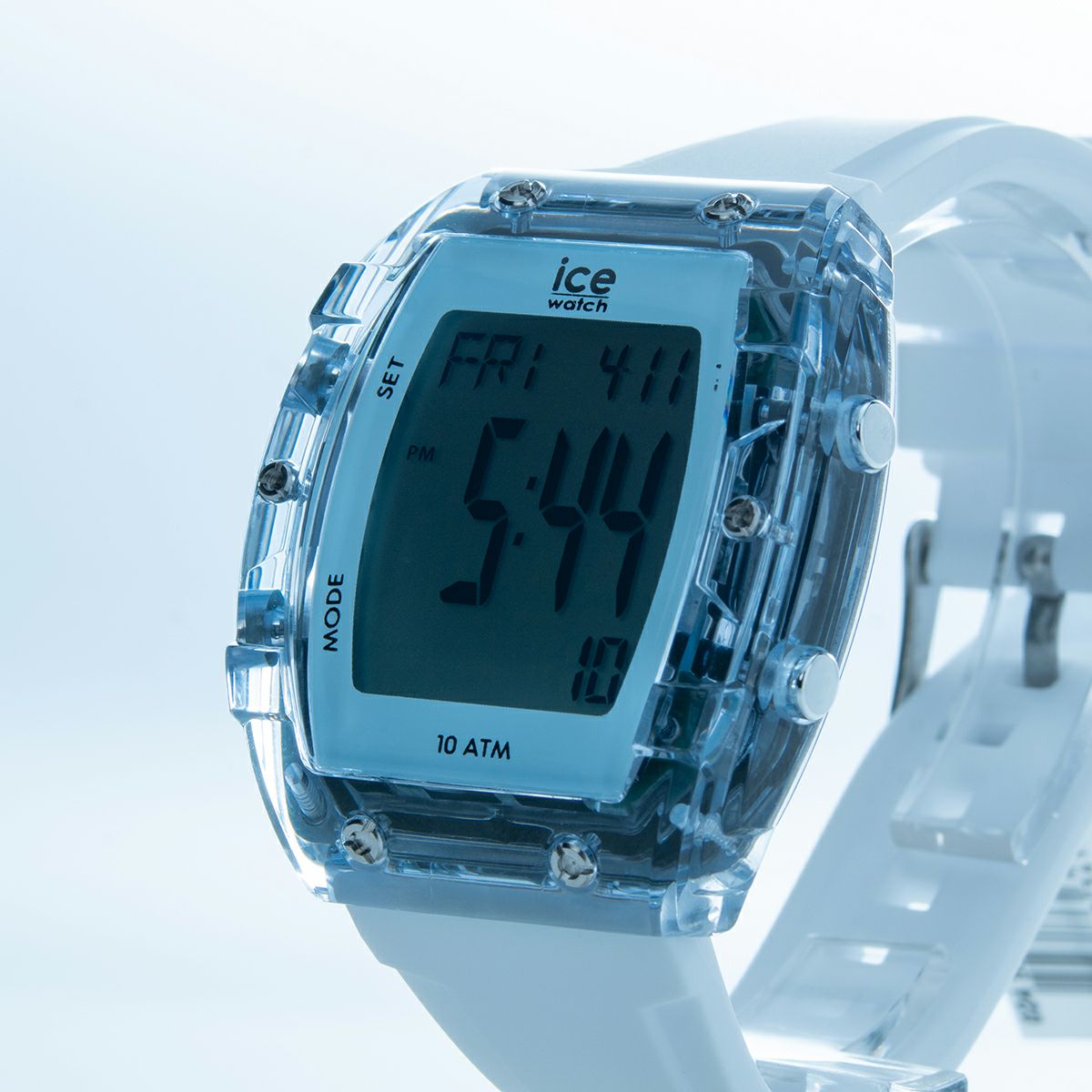 ICE-WATCH / アイスウォッチ ICE digit boliday ホワイト クリアブルー