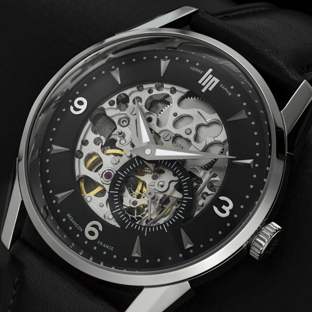 LIP / リップ ヒマラヤ 40MM スケルトン オートマチック ブラック