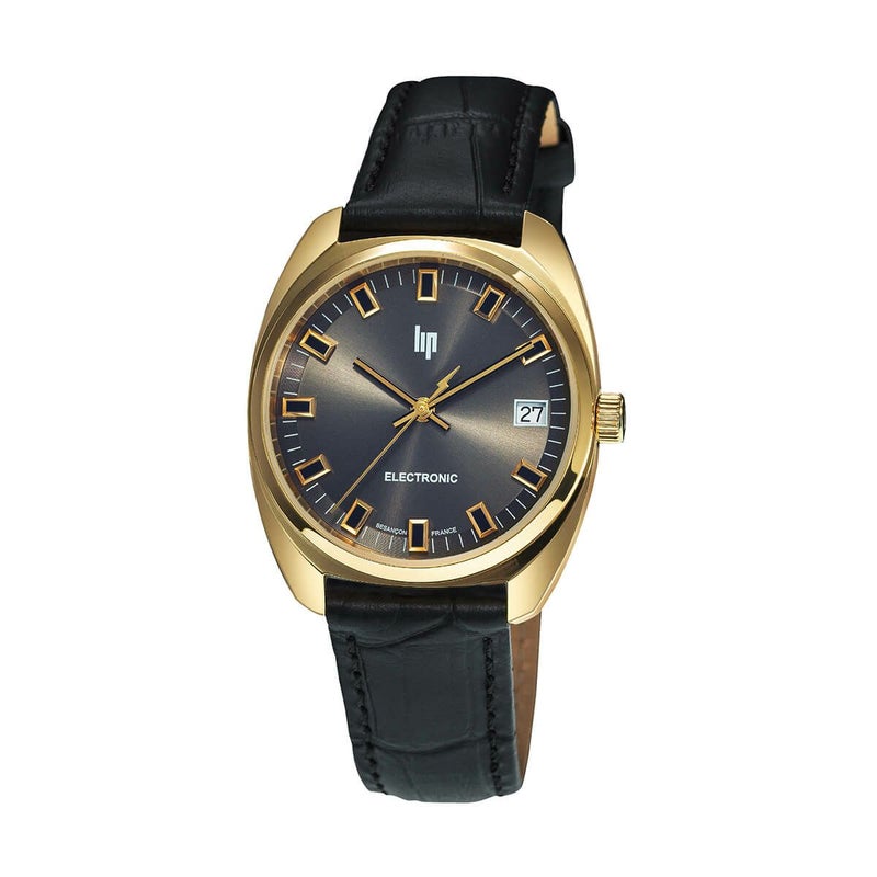 LIP / リップ GDG ジェネラル・ド・ゴール 35 ガン ゴールド ブラック型押しレザーの公式ECサイト掲載画像