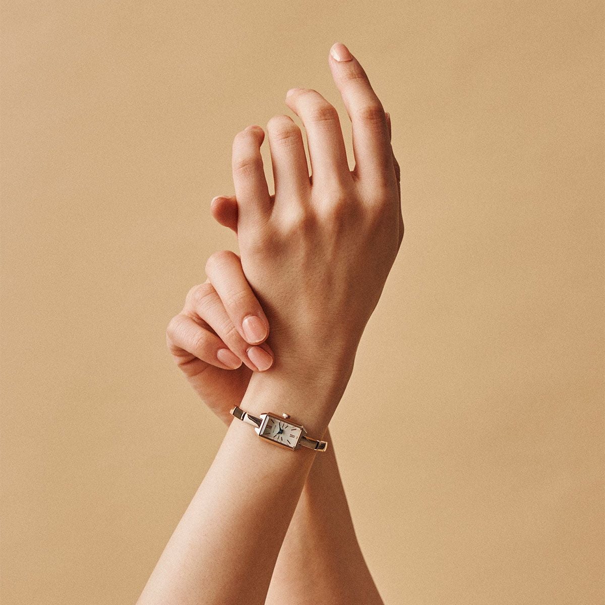 MATOW / マトウ Tsuki 清月 せいげつ ミニスクエア ローズゴールド