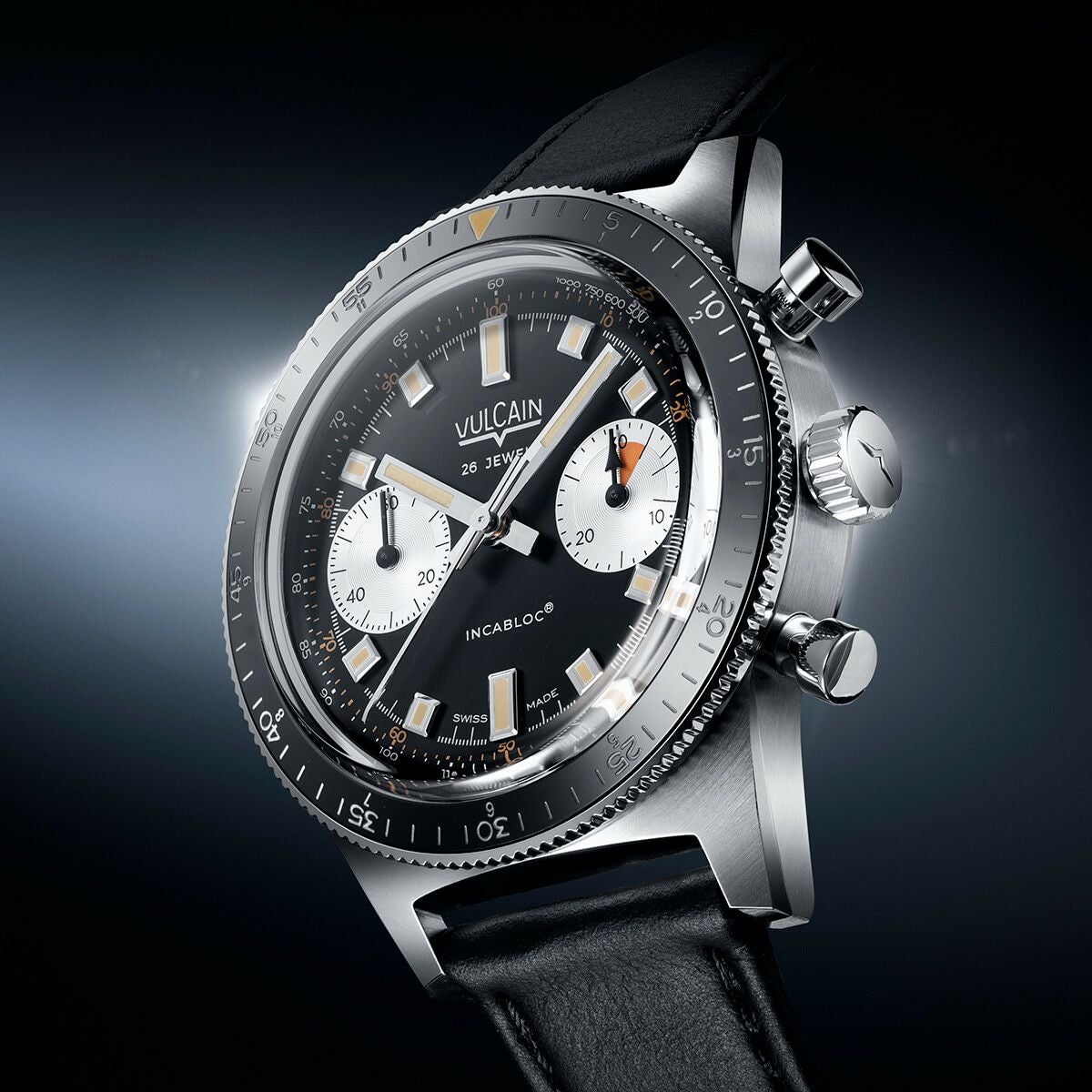 VULCAIN / ヴァルカン スキンダイバー クロノグラフ ブラックダイヤル