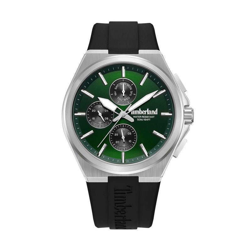 Timberland / ティンバーランド クオンセット グリーン ダイヤル ブラック シリコンの公式ECサイト掲載画像