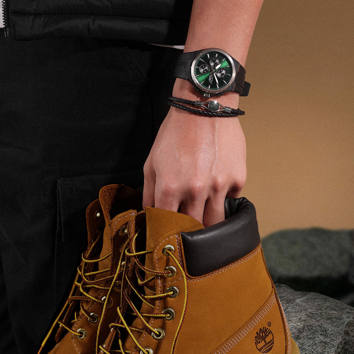 Timberland / ティンバーランド クオンセット グリーン ダイヤル