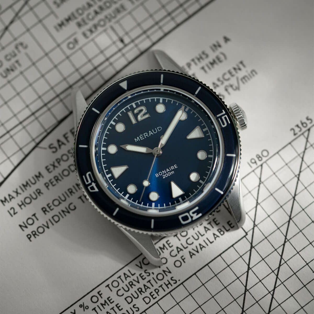 Meraud Watch / メローウォッチ ボネール マリンブルー スチール