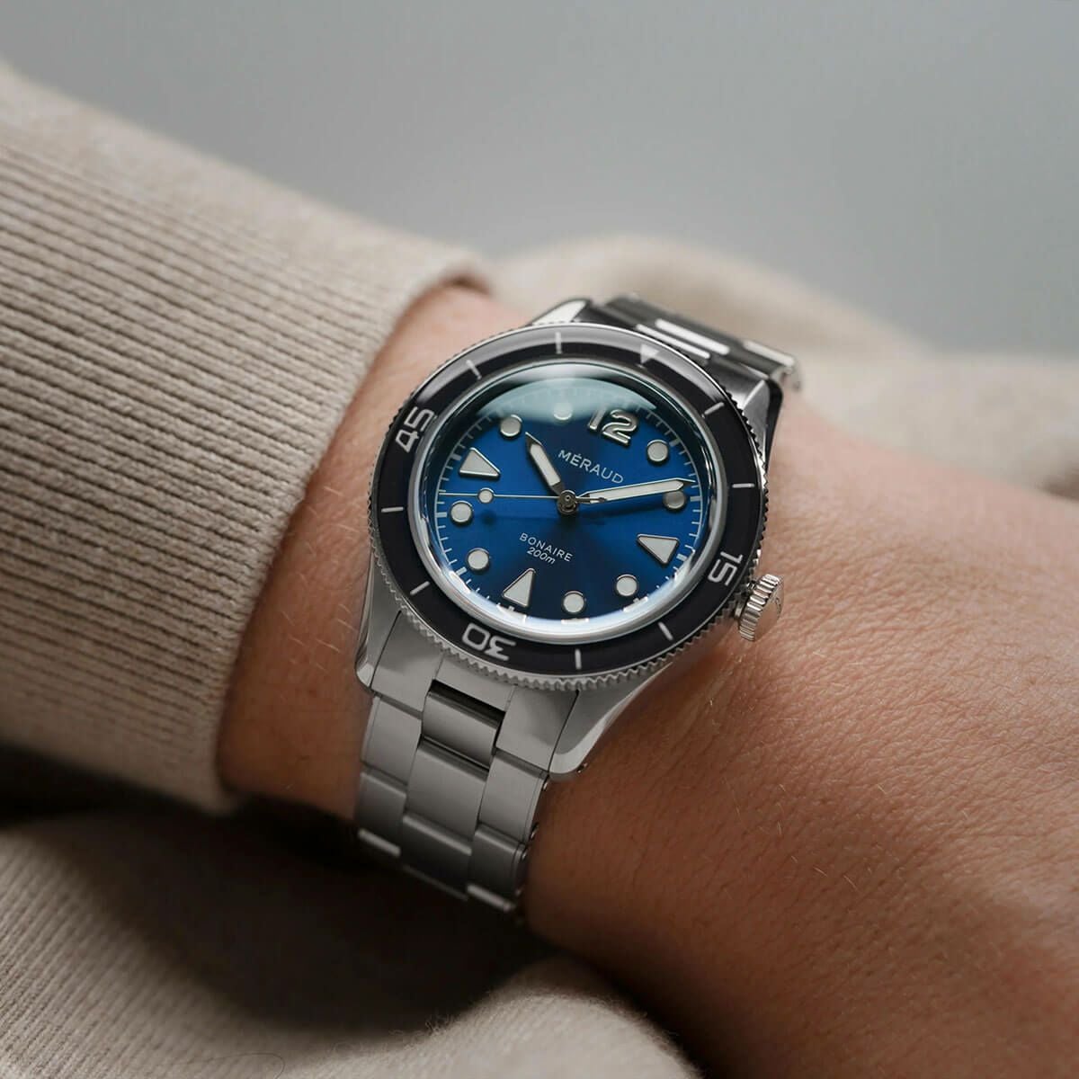 Meraud Watch / メローウォッチ ボネール マリンブルー スチール
