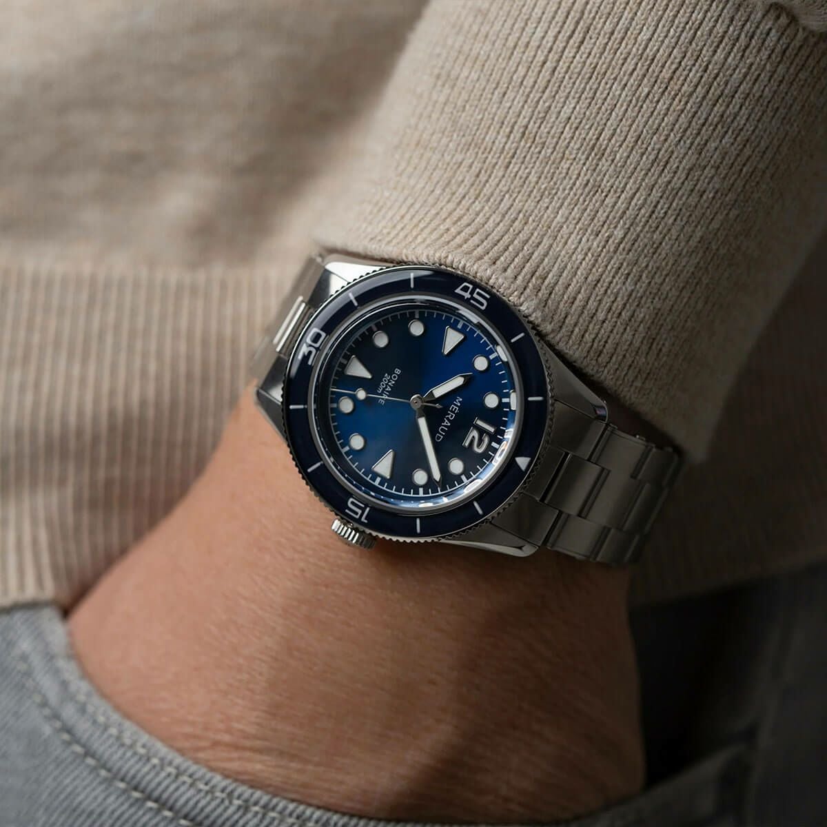 Meraud Watch / メローウォッチ ボネール マリンブルー スチール