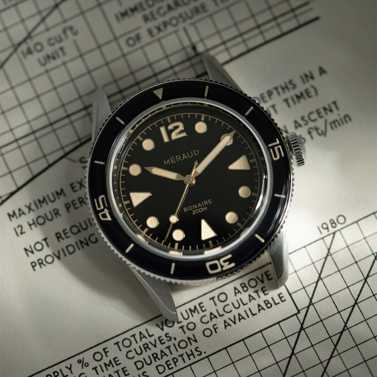 Meraud Watch / メローウォッチ ボネール オニキスブラック スチール