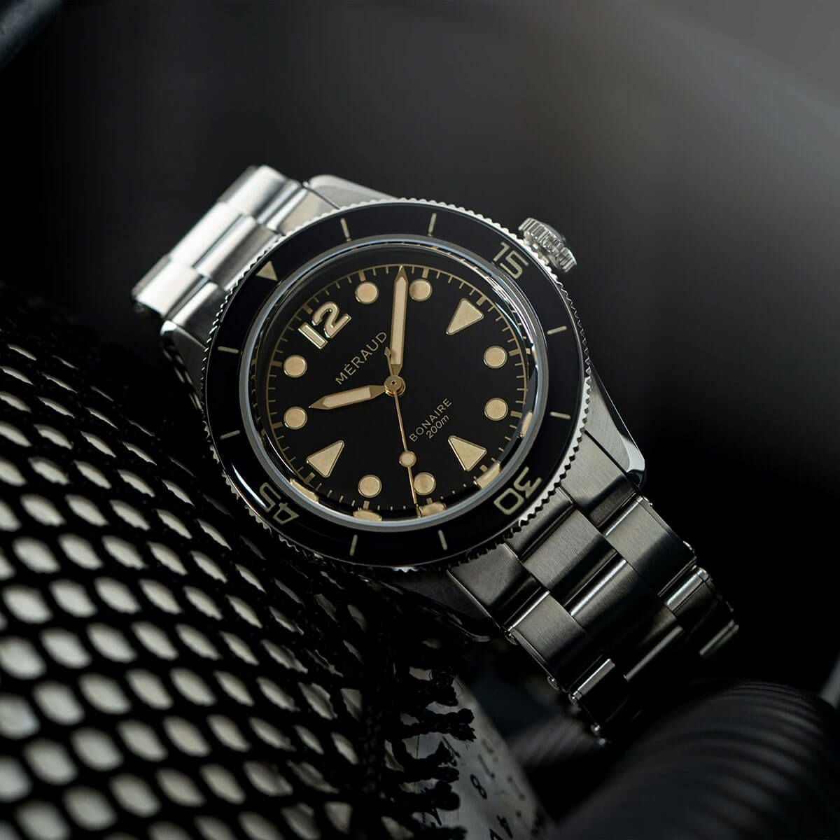Meraud Watch / メローウォッチ ボネール オニキスブラック スチール