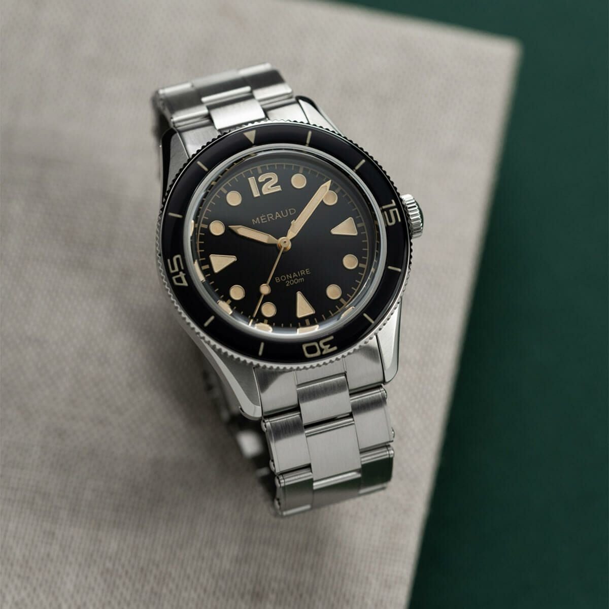 Meraud Watch / メローウォッチ ボネール オニキスブラック スチール