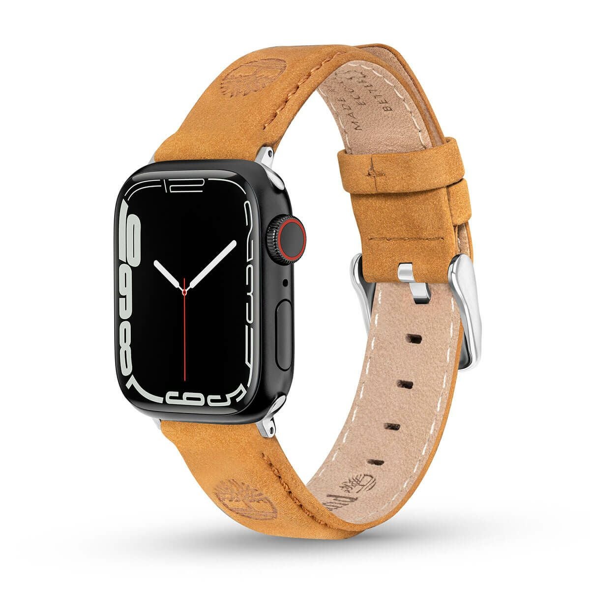Timberland ブラウンレザーベルト Apple Watch バンド Timberland / ティンバーランド アップルウォッチ Sサイズ（ベルト幅