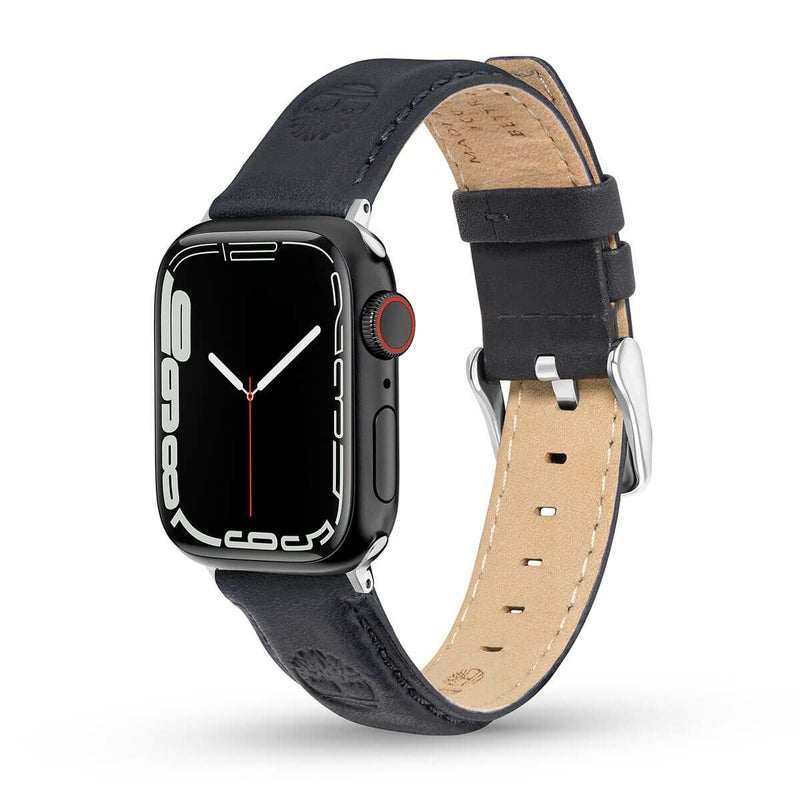 Timberland / ティンバーランド アップルウォッチ ストラップ - ラカンドン S ブルー レザー 38mm、40mm、41mm、42mmケース用の公式ECサイト掲載画像