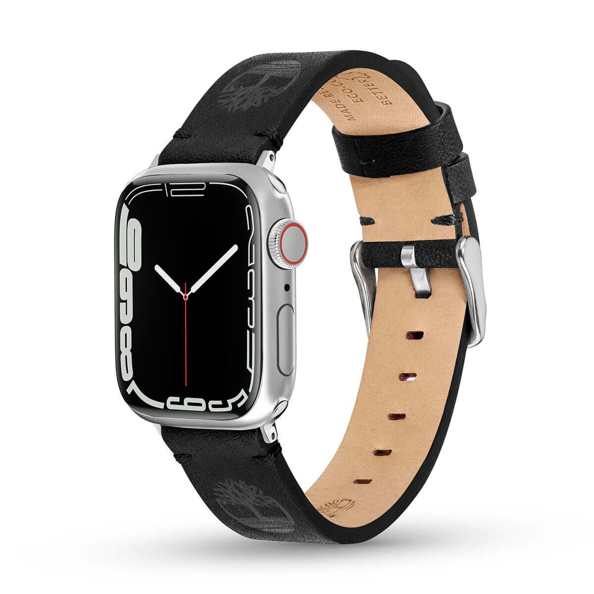 Timberland / ティンバーランド アップルウォッチ ストラップ - アシュビーS ブラックレザー 38mm、40mm、41mm、42mmケース用の公式ECサイト掲載画像