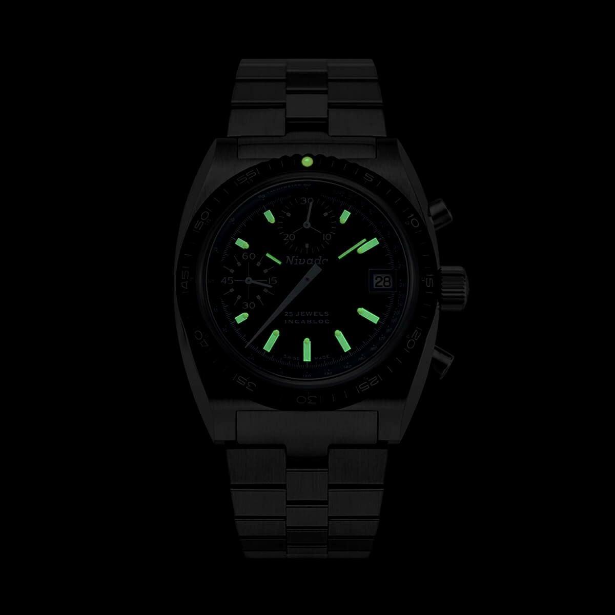 世界100本限定］Nivada Grenchen / ニバダ グレンヒェン クロノ