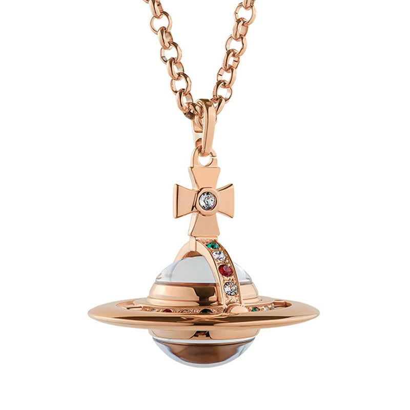 Vivienne Westwood / ヴィヴィアンウエストウッド オーブ ウォッチ ペンダント ネックレス ローズゴールド / ORB WATCH PENDANT ROSE GOLDの公式ECサイト掲載画像