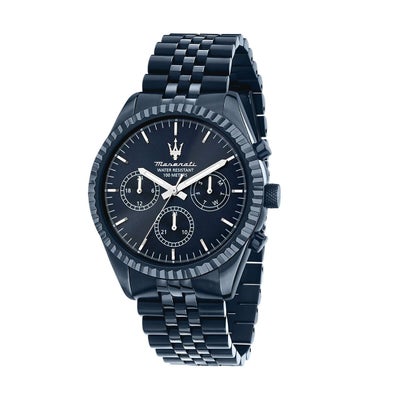 Maserati / マセラティ スタイル 45mm クロノグラフ ブルー ダイヤル 