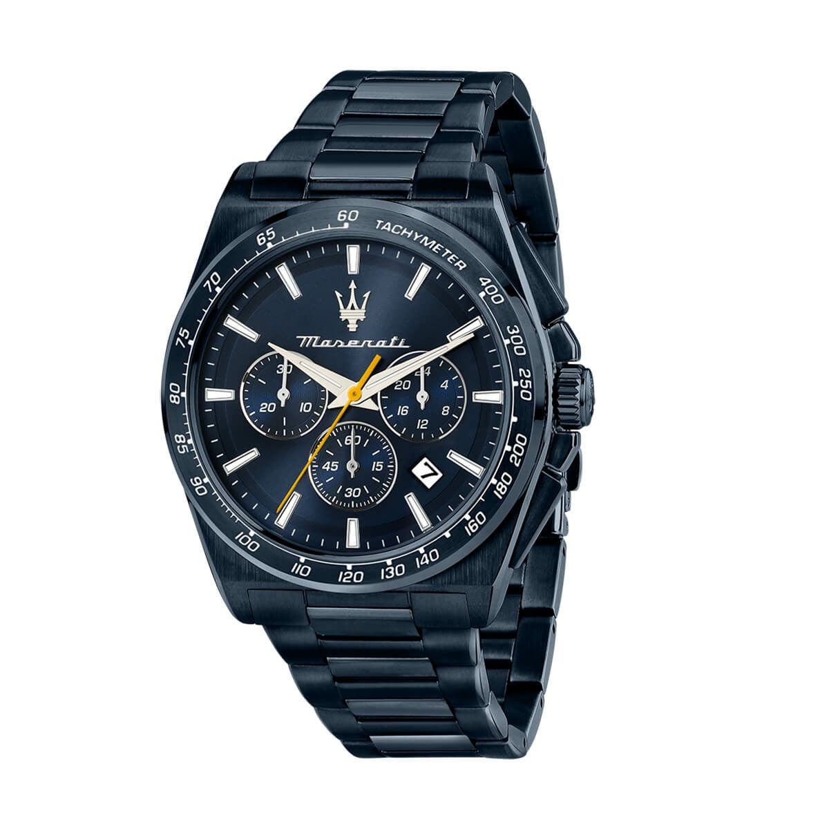 Maserati / マセラティ トラガード 45MM クロノグラフ ブルー ダイヤル