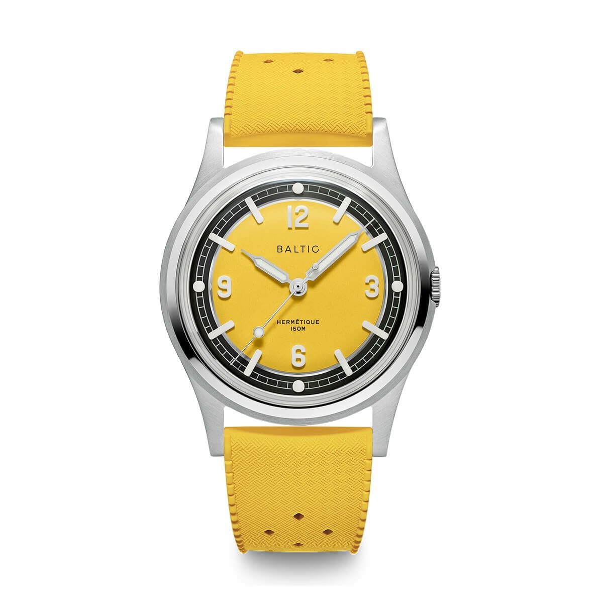 BALTIC WATCHES / バルチック エルメティック サマー イエロー FKMラバーストラップの公式ECサイト掲載画像