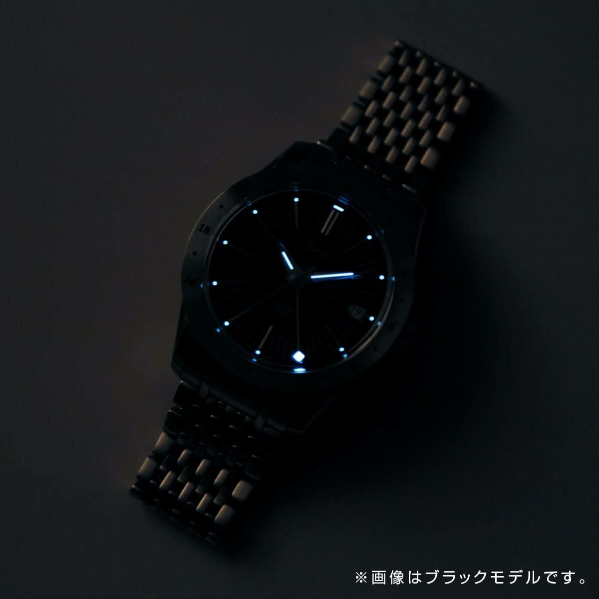 Lorca Watches / ロルカ ウォッチ モデル No.1 GMT シルバー