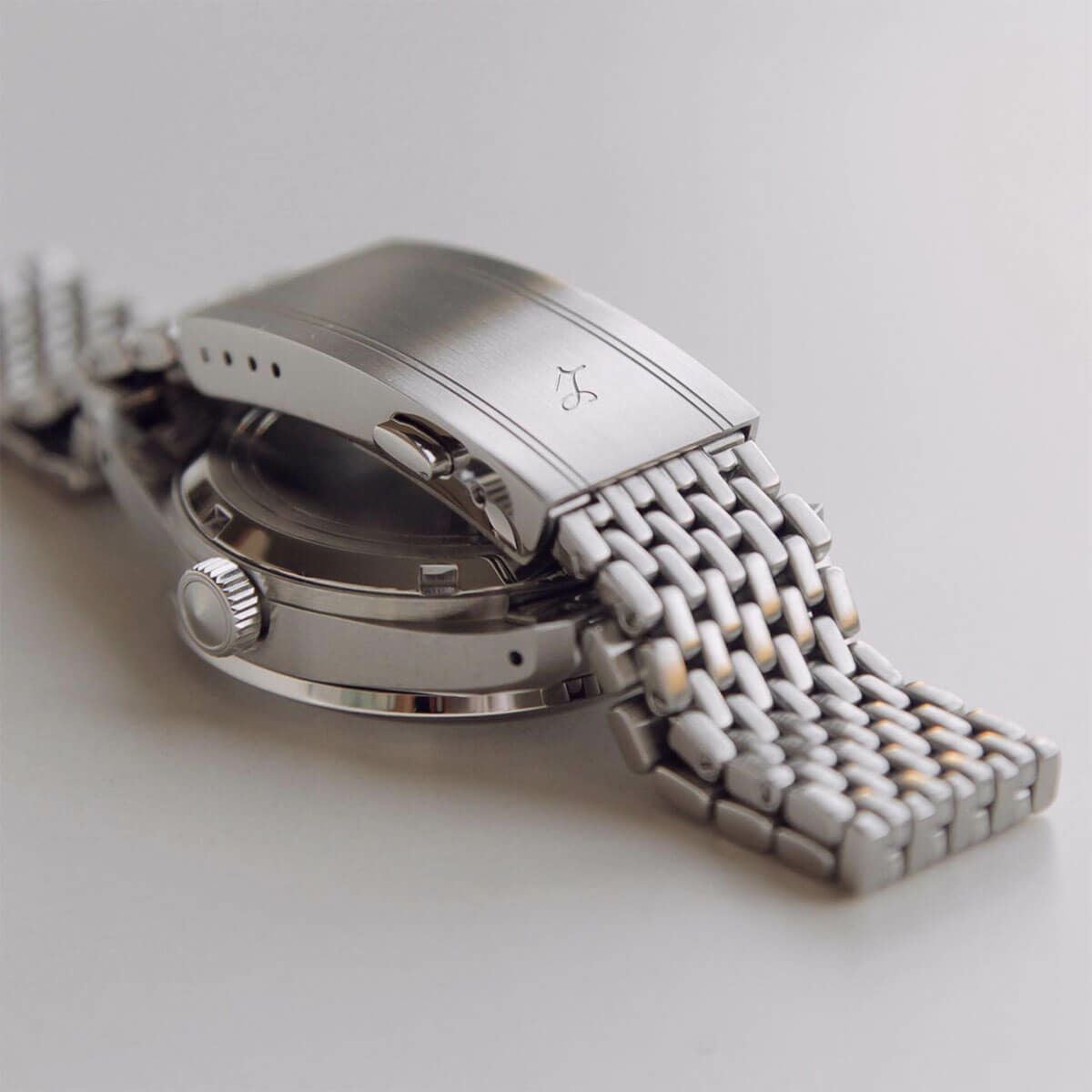 Lorca Watches / ロルカ ウォッチ モデル No.1 GMT シルバー