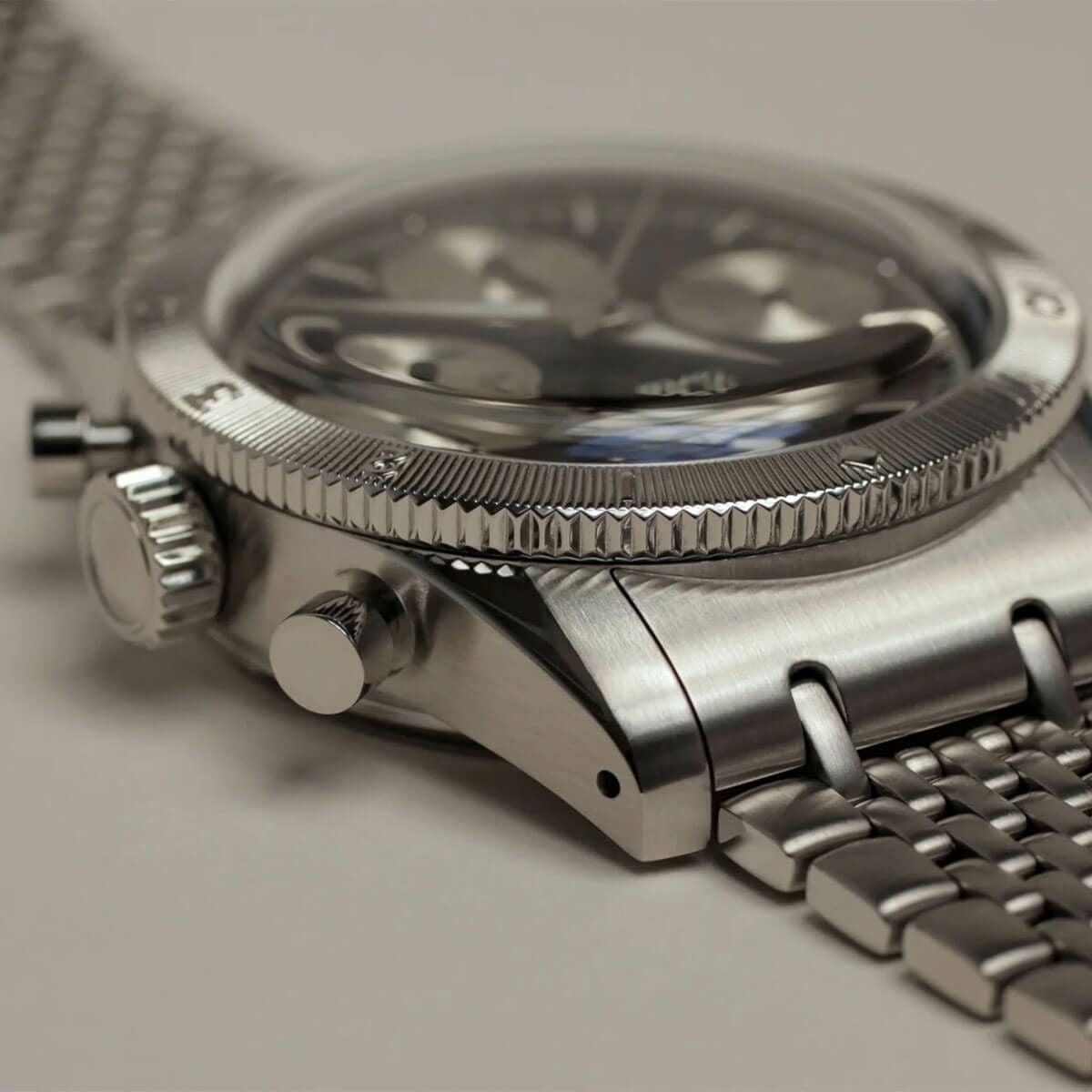 Lorca Watches / ロルカ ウォッチ モデル No.2 クロノグラフ シルバー