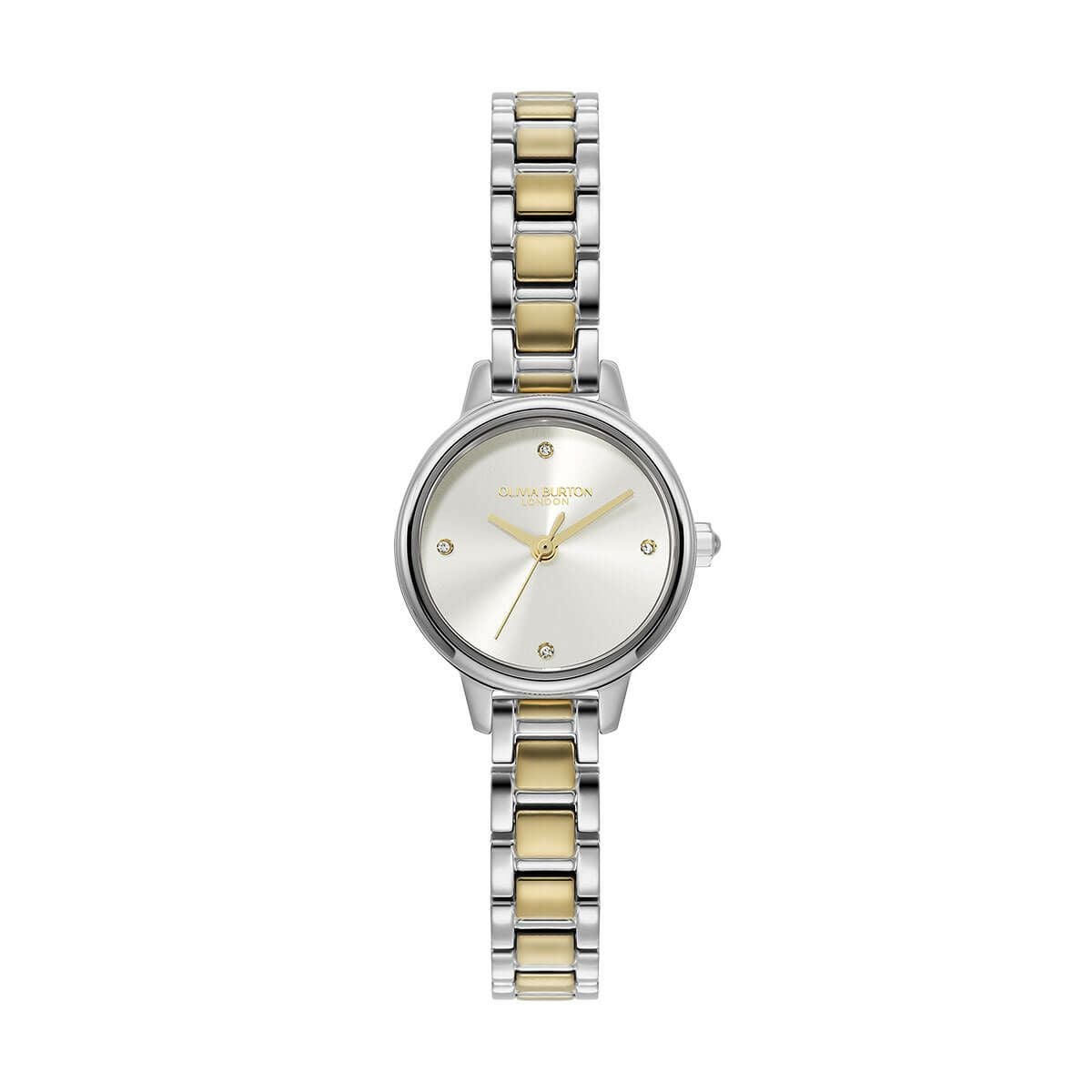 OLIVIA BURTON / オリビア・バートン クラシック - ミニ ホワイト＆シルバー ゴールド ブレスレットの公式ECサイト掲載画像