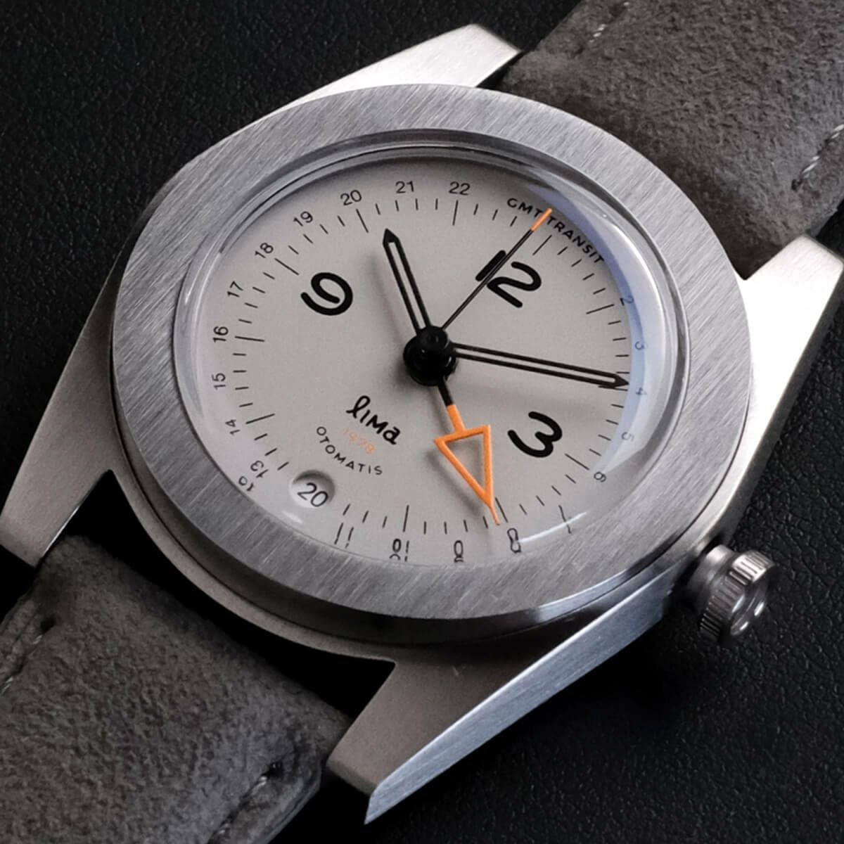 Lima Watch / リマウォッチ GMT TRANSIT GREY メンズ腕時計 | H°M'S