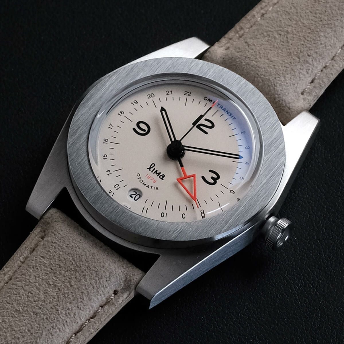 Lima Watch / リマウォッチ GMT TRANSIT WHITE メンズ腕時計 | H°M'S