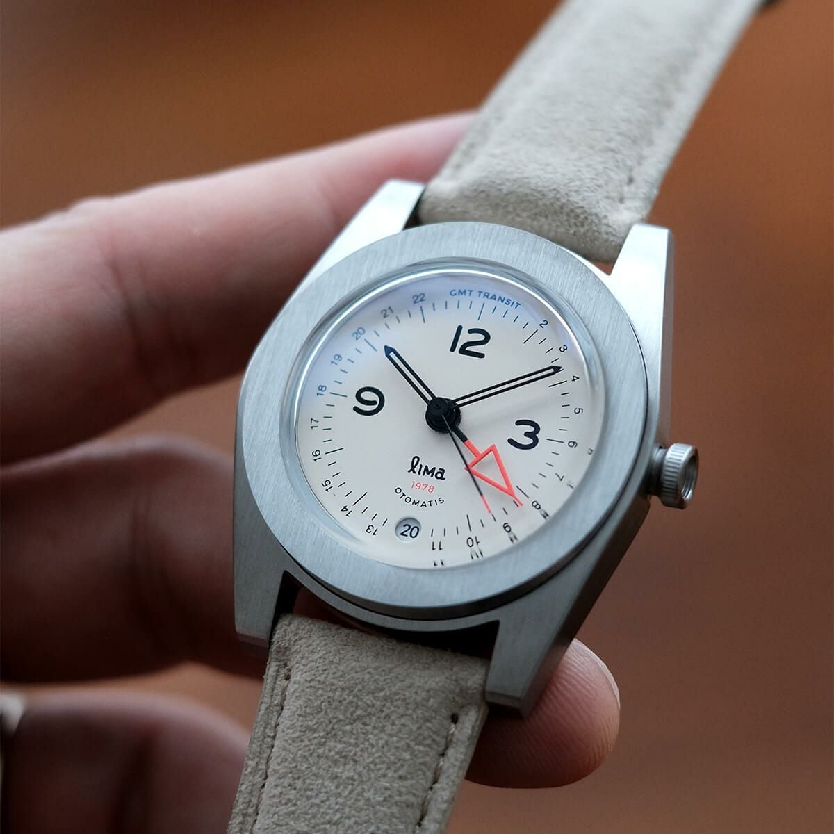 Lima Watch / リマウォッチ GMT TRANSIT WHITE メンズ腕時計 | H°M'S