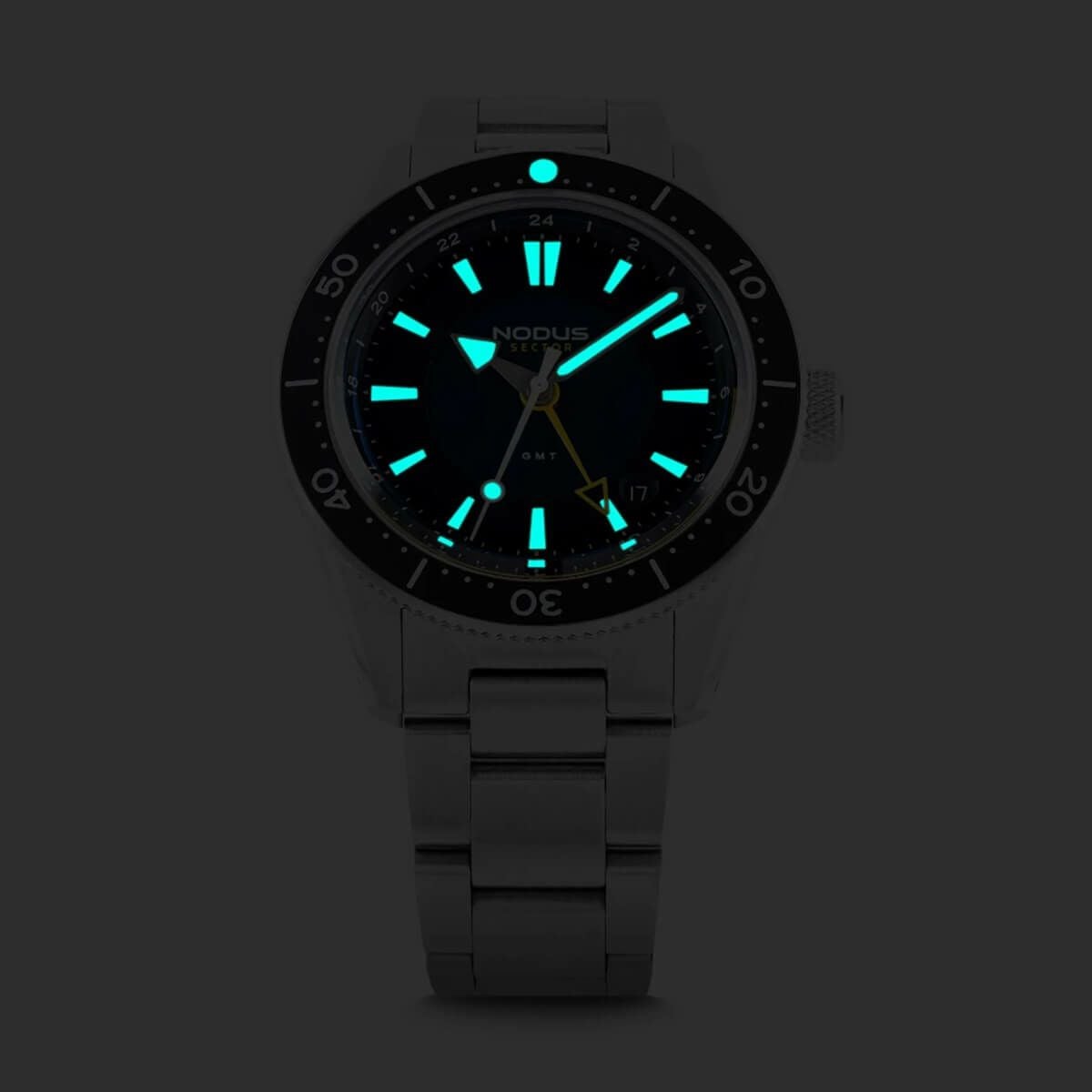 NODUS Watches / ノダスウォッチ SECTOR II DIVE GMT TIDAL SS メンズ