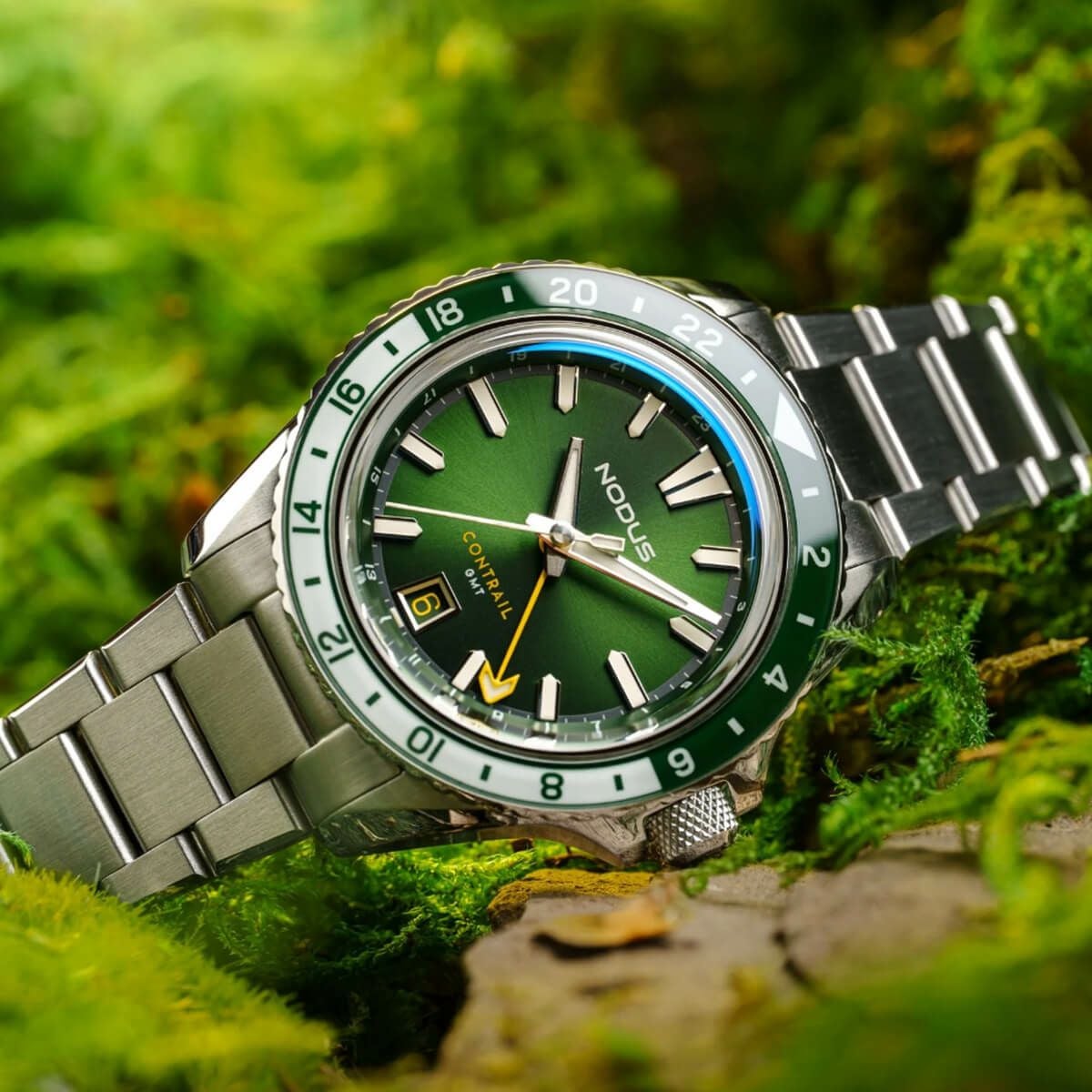 nov1012様 NODUS Watches / ノダスウォッチ CONTRAIL GMT EVERGREEN メンズ腕時計