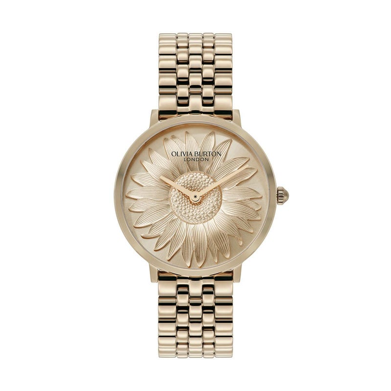 OLIVIA BURTON / オリビア・バートン シグネチャー 35mm 3Dフラワー ローズゴールド ブレスレットの公式ECサイト掲載画像