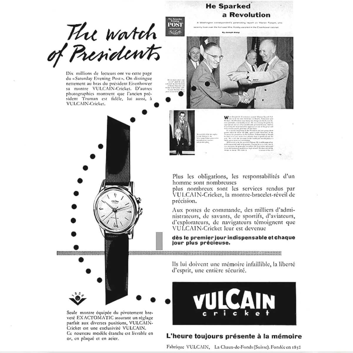 VULCAIN / ヴァルカン ［50本限定］クリケット プレジデント 36mm