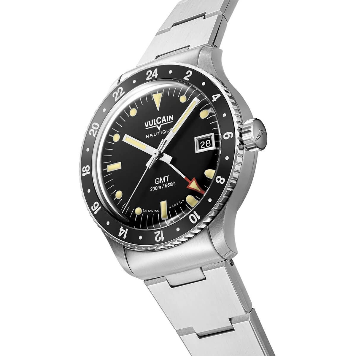 VULCAIN / ヴァルカン スキンダイバー GMT スチールケース スチール