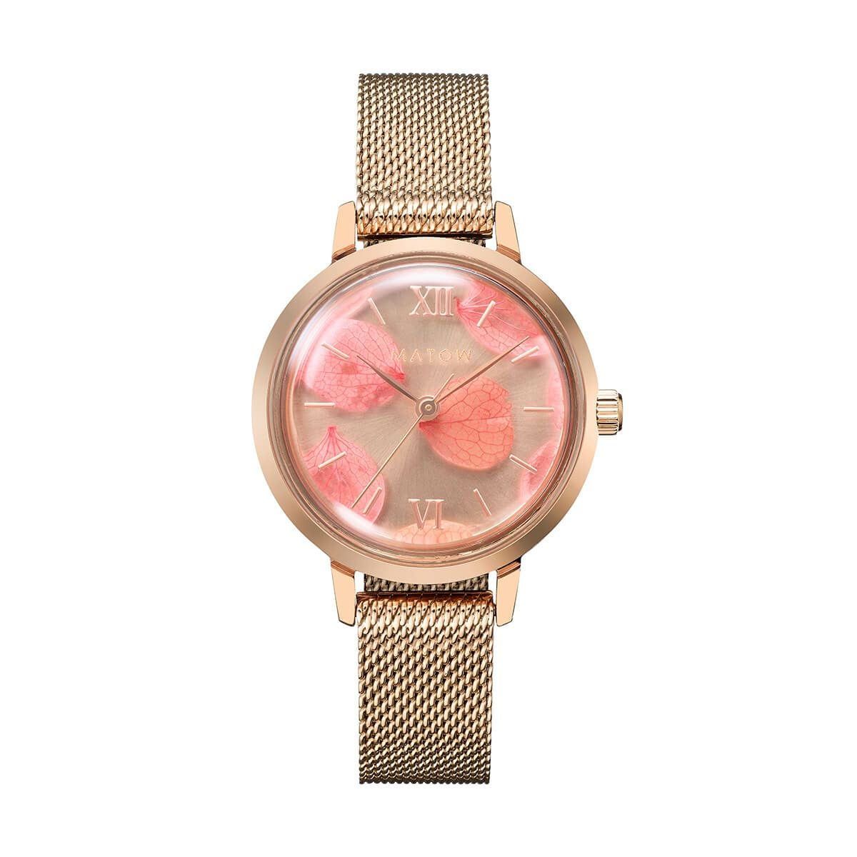 MATOW / マトウ Tsuki 朧月 おぼろづき スクエア ローズゴールド