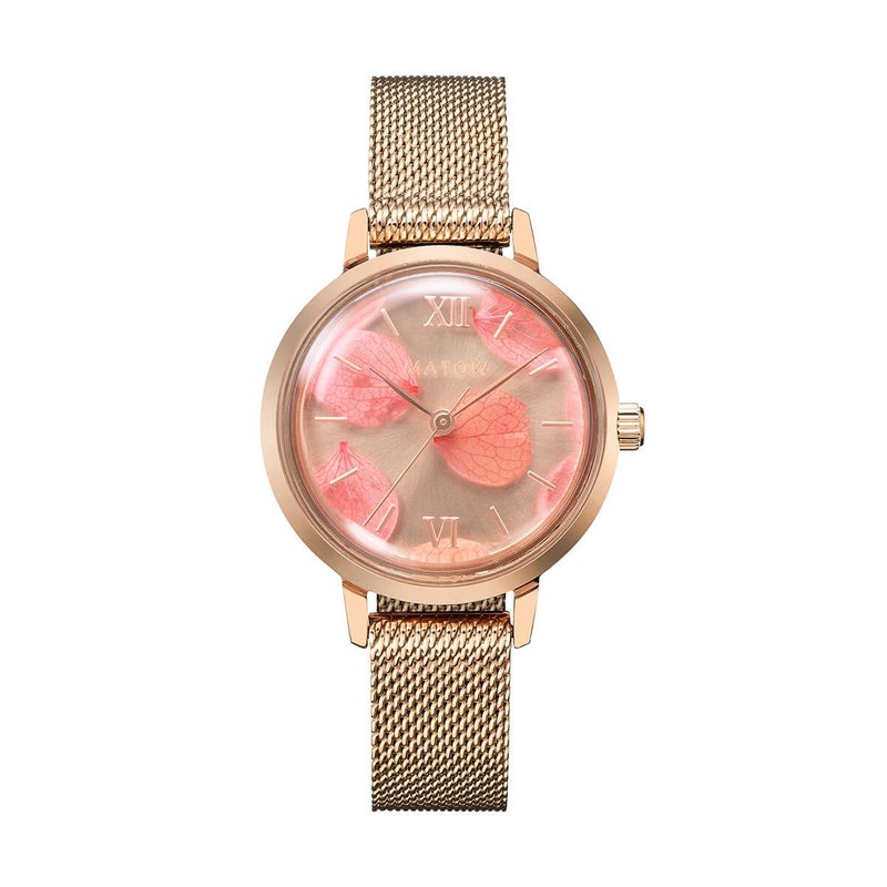 MATOW / マトウ Shiki Bouquet 山桜 ローズゴールド メッシュの公式ECサイト掲載画像