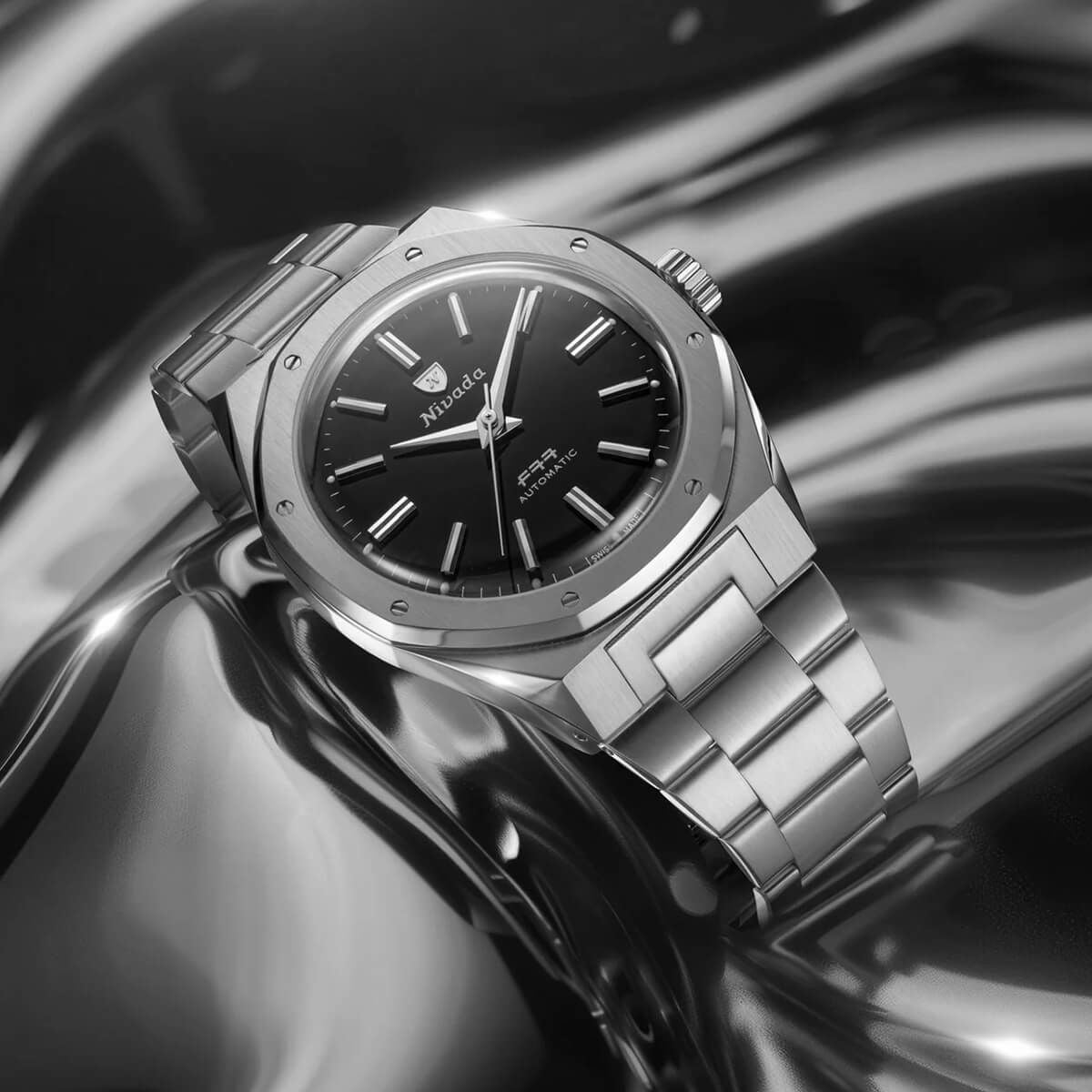 Nivada Grenchen / ニバダ グレンヒェン F77 Mark 2 ブラックオニキス