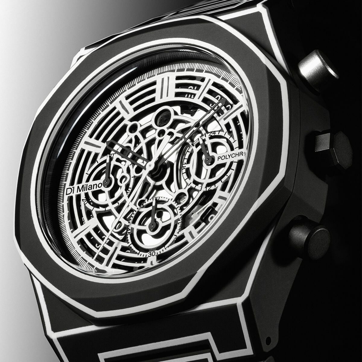 D1 MILANO / ディーワンミラノ ポリクロノ ブラックスケッチ メンズ
