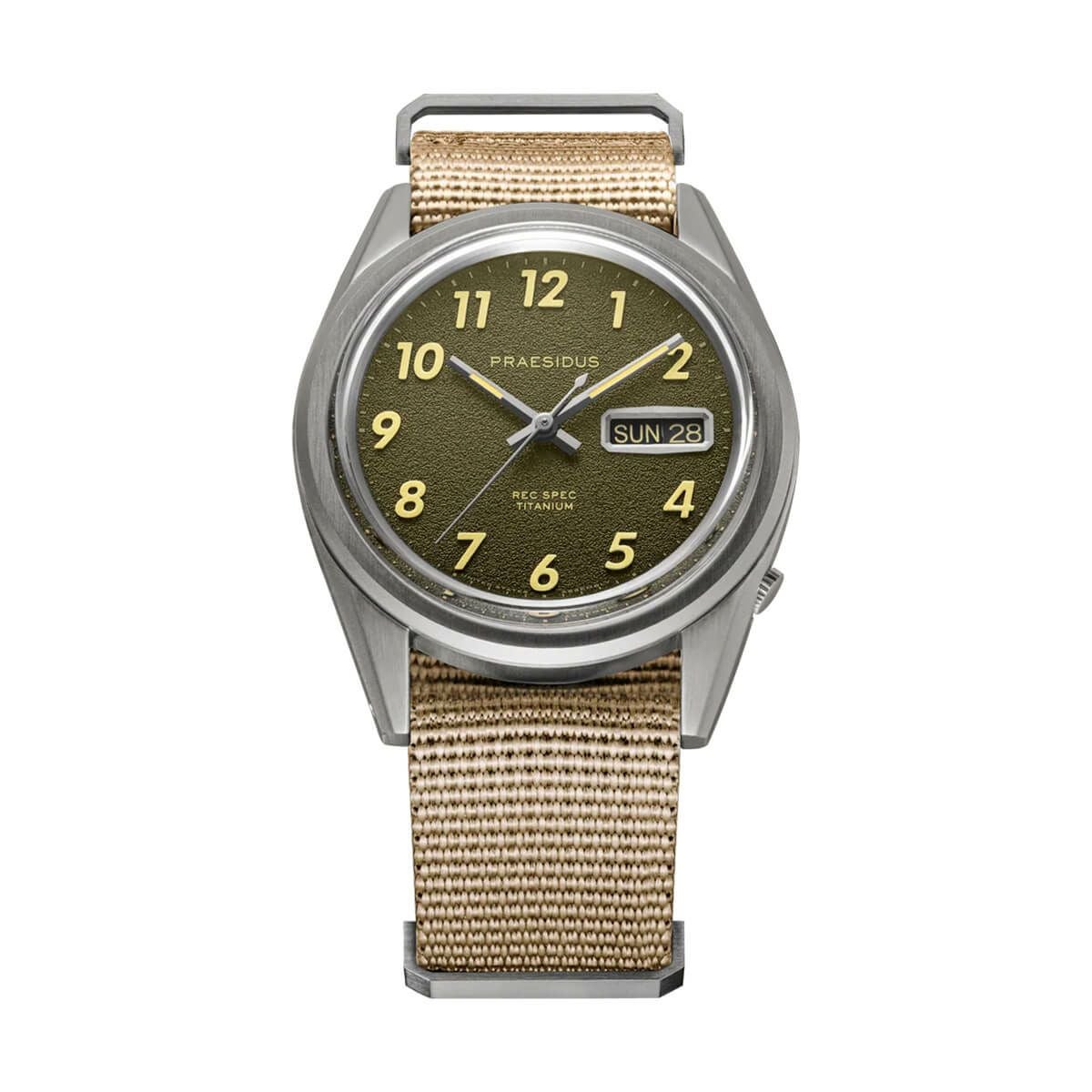Praesidus / プレジダス Rec Spec Titanium Version Nylon Nato Strapの公式ECサイト掲載画像