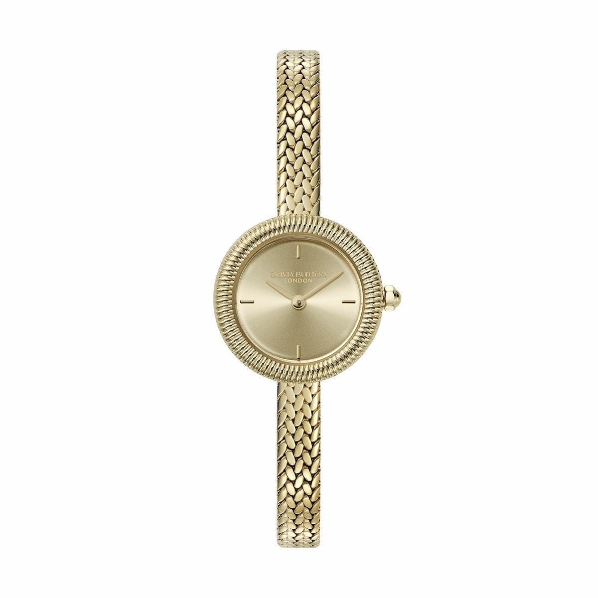 OLIVIA BURTON / オリビア・バートン クラシック 20mm ファインリー ゴールド メッシュの公式ECサイト掲載画像