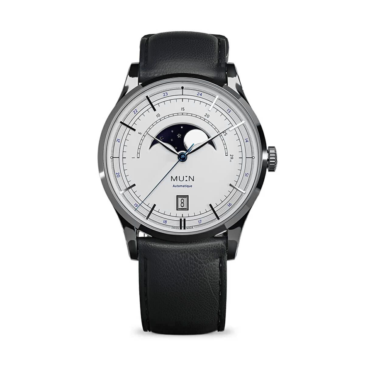 MU:N Watches / ムンウォッチ ORIGIN オリジン ブルー ブラック レザー