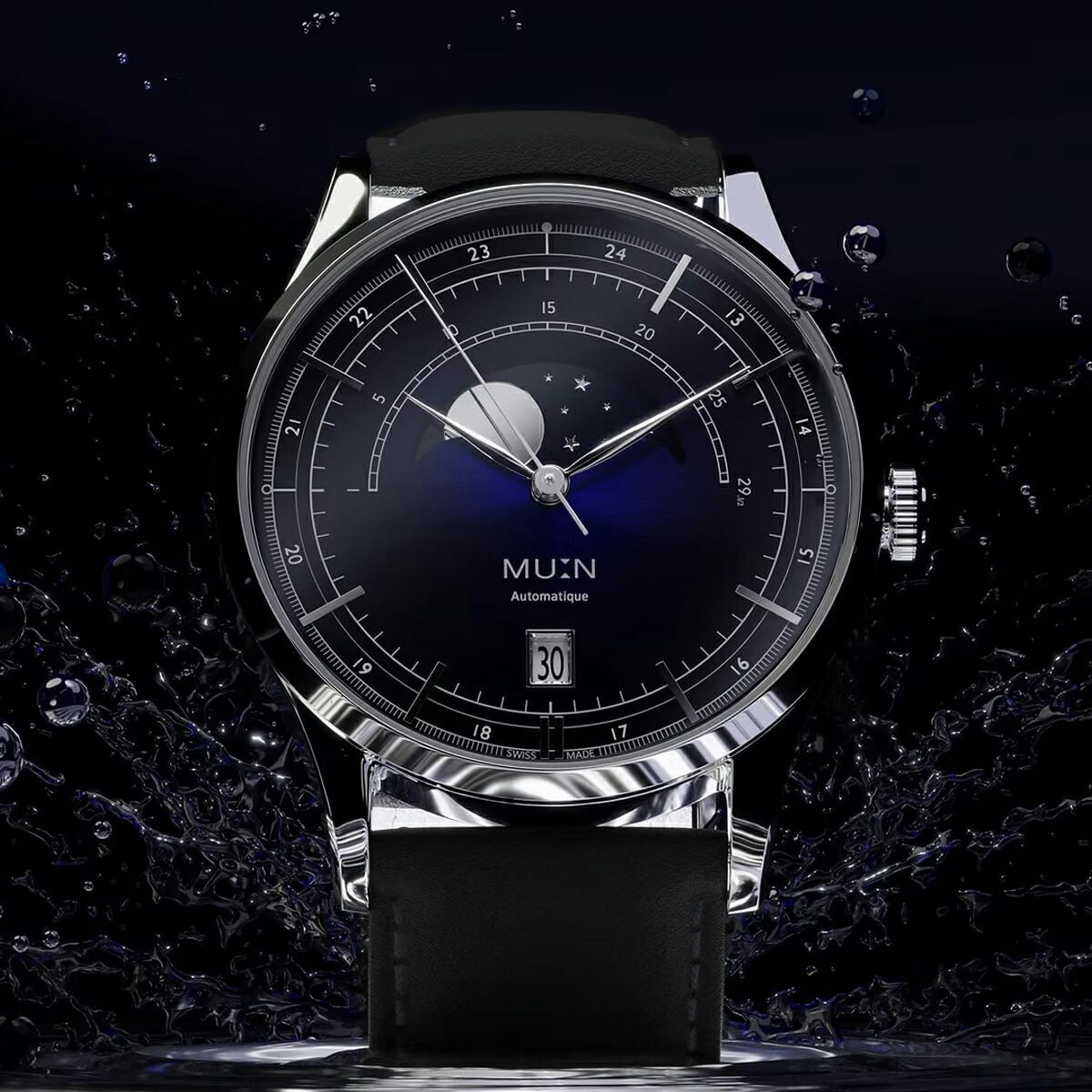 MU:N Watches / ムンウォッチ ORIGIN オリジン コバルト ブラック