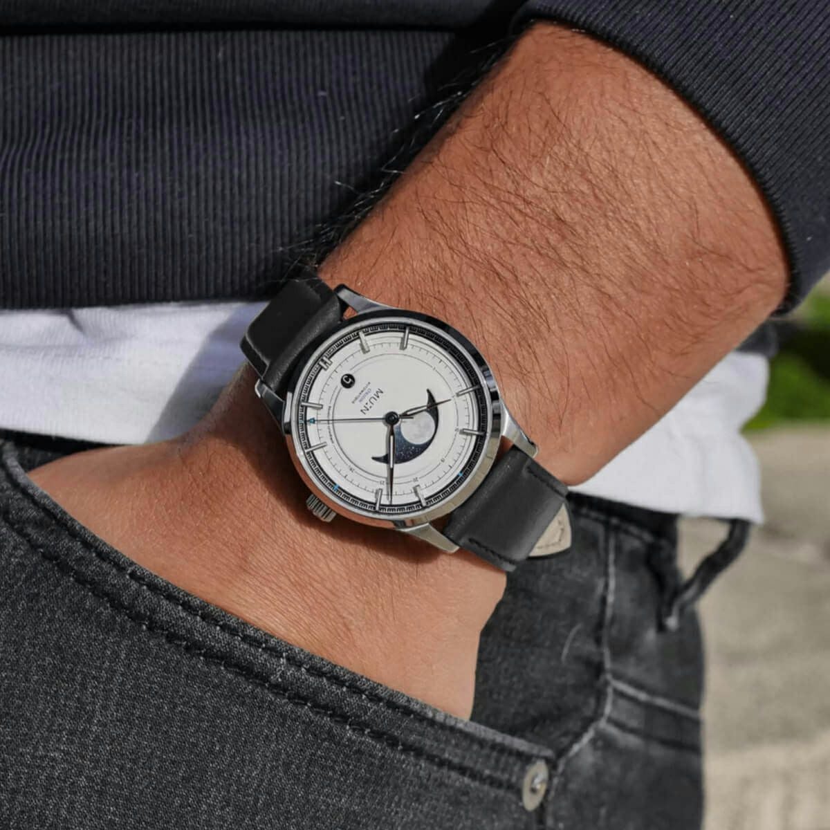 MU:N Watches / ムンウォッチ ORION オリオン ホワイト ブラック