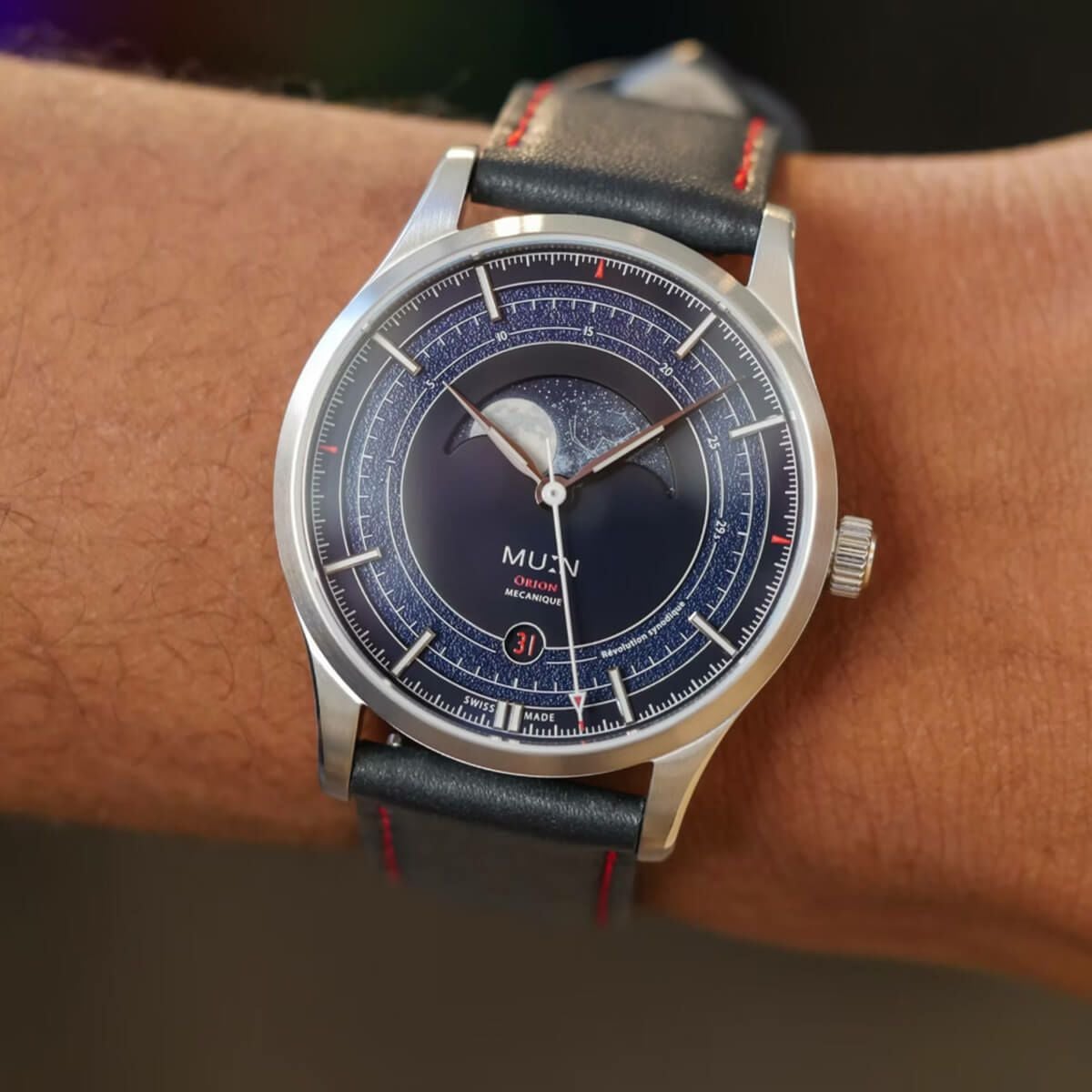 世界限定200本］ MU:N Watches / ムンウォッチ ORION オリオン ブルー