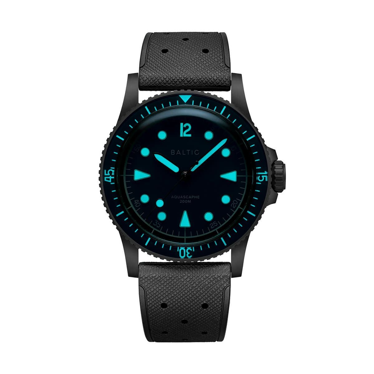 BALTIC / バルチック アクアスケープ Aquascaphe MK2 Blue 37mm ラバー