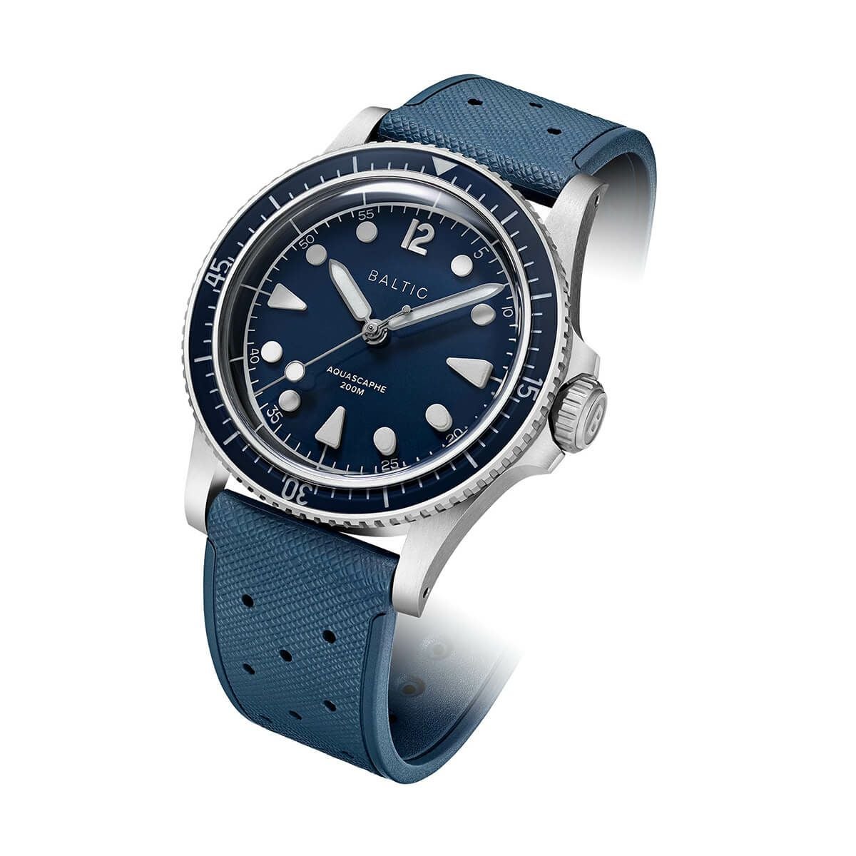 BALTIC / バルチック アクアスケープ Aquascaphe MK2 Blue 37mm ラバー