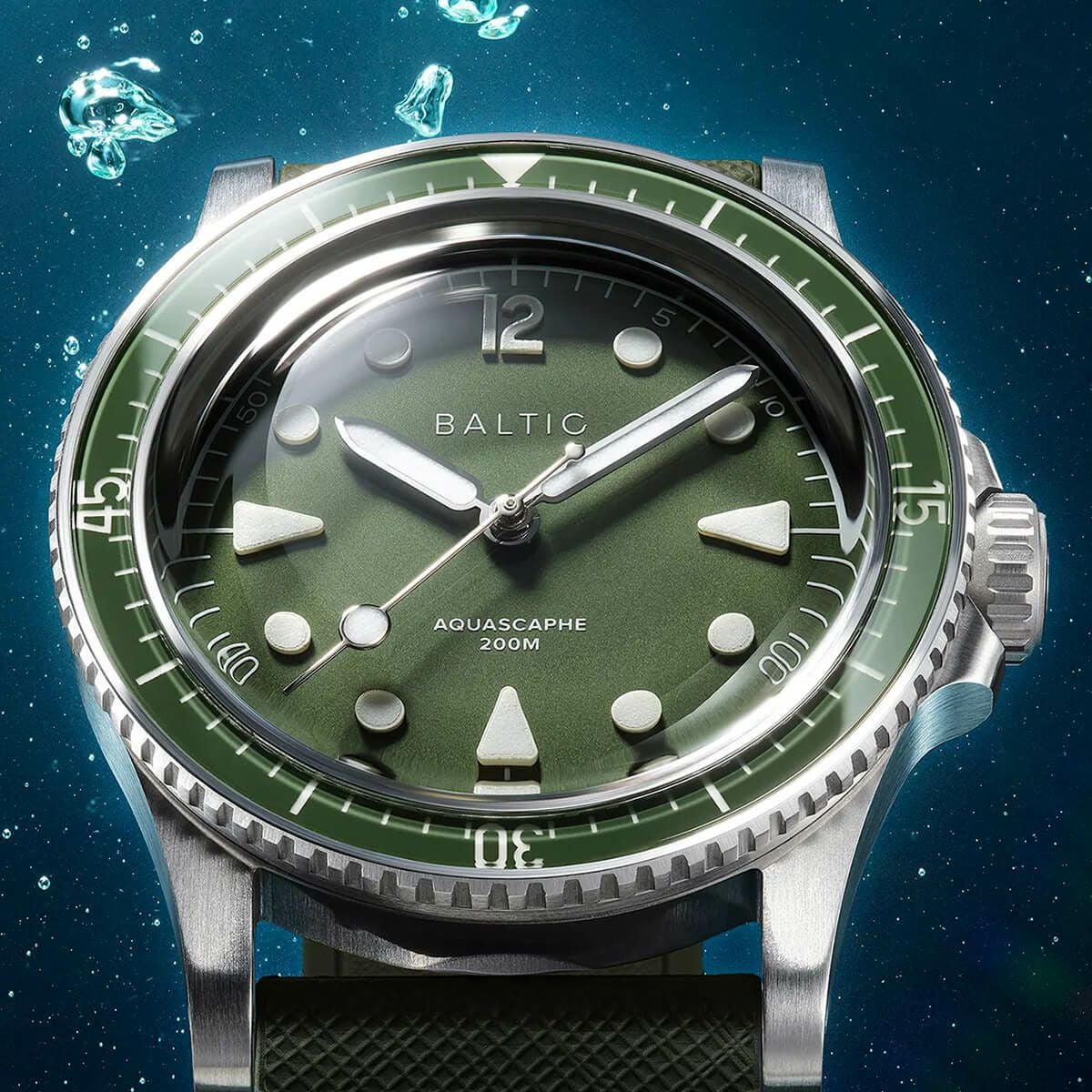 BALTIC / バルチック アクアスケープ Aquascaphe MK2 Green 39.5mm